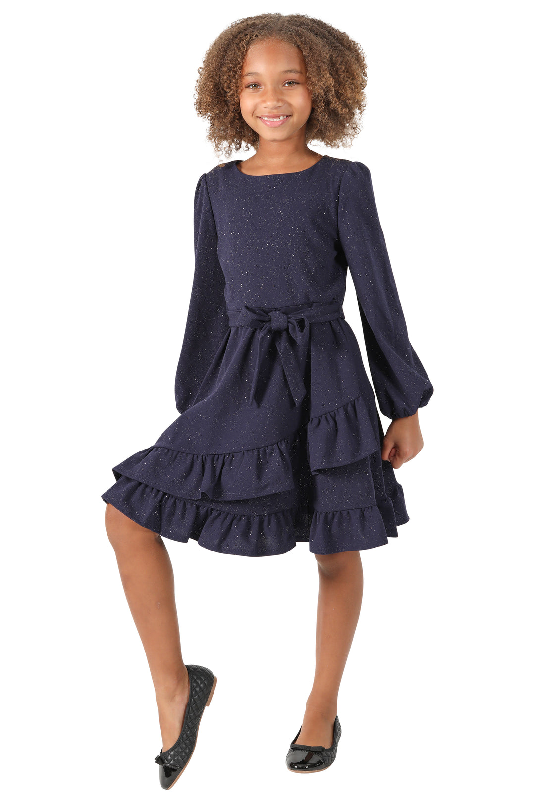 Emma Sparkle Knit Dress Us Angels Emma Sparkle Knit Dress Us Angels