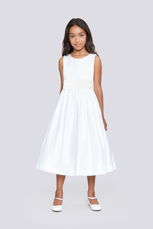 The Satin Dress- Customizable with 19 Sash Colors!