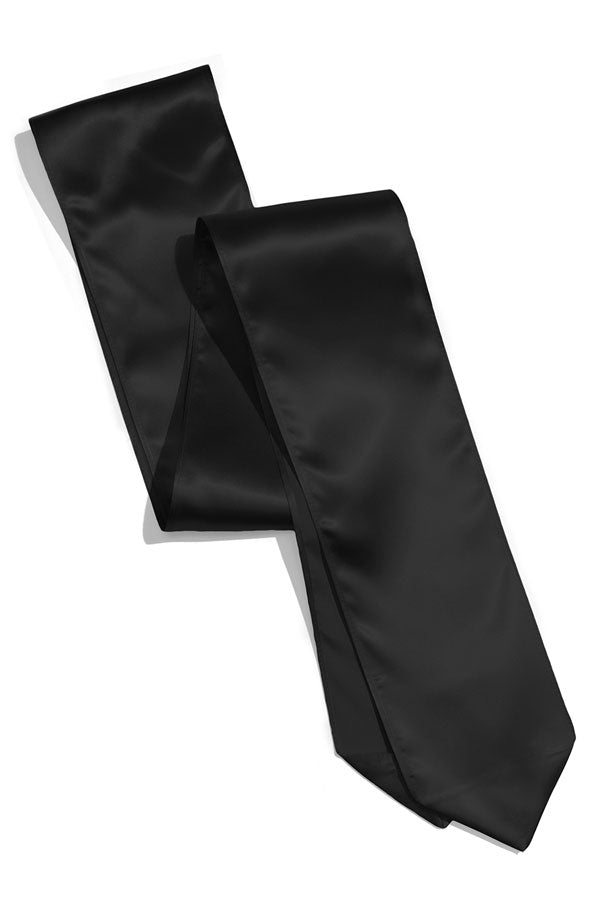 The Wide Satin Sash
