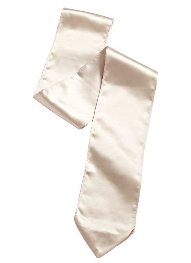 The Wide Satin Sash