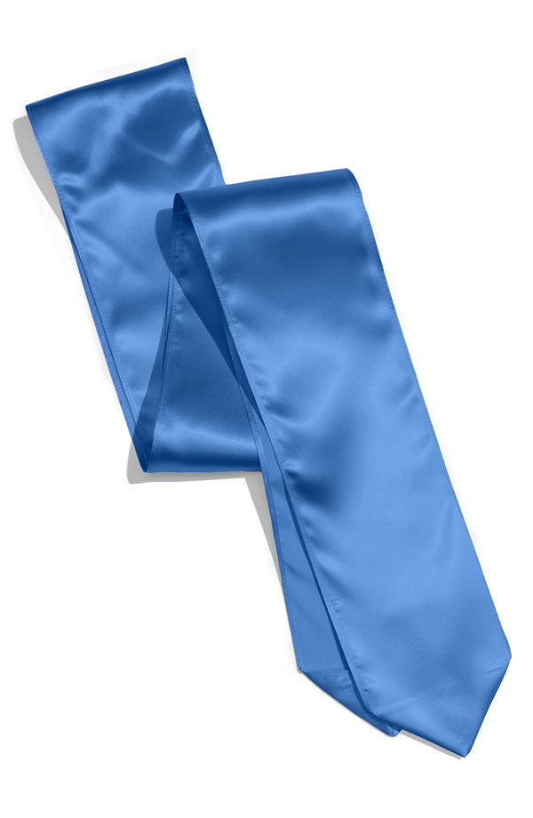 The Wide Satin Sash