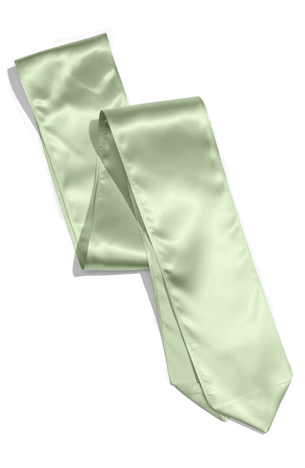 The Wide Satin Sash