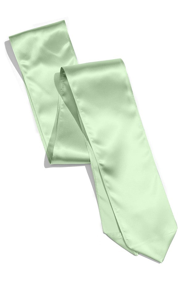 The Wide Satin Sash
