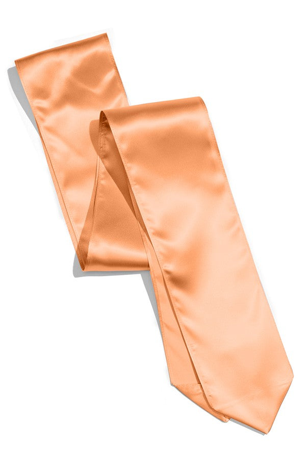 The Wide Satin Sash