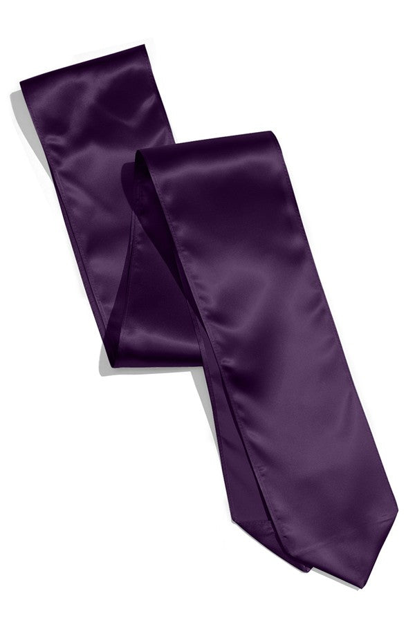 The Wide Satin Sash