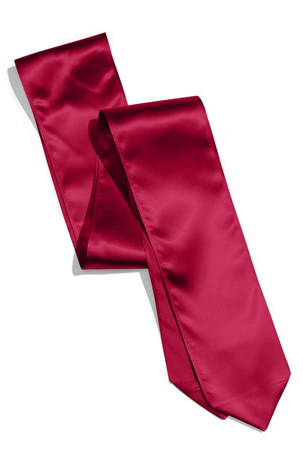The Wide Satin Sash