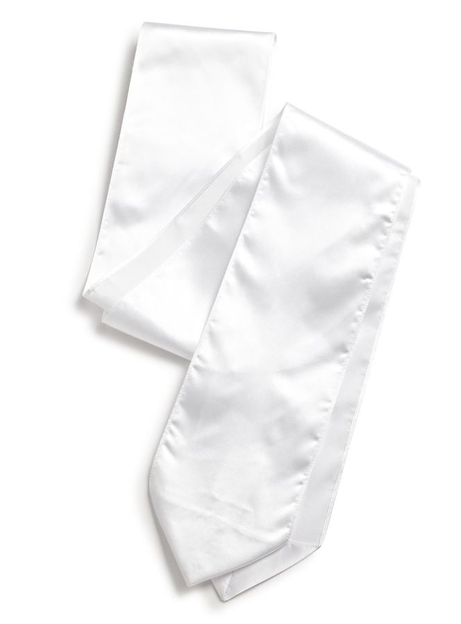 The Wide Satin Sash