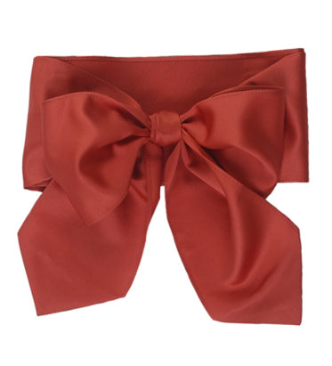 The Wide Satin Sash